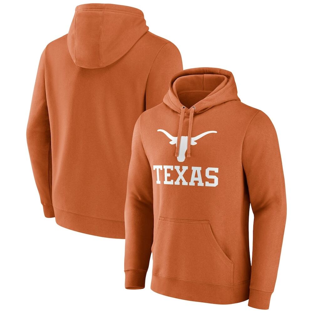 Fanatics Mens Texas Longhorns Cotton Blend Hoodie Size Small NEW